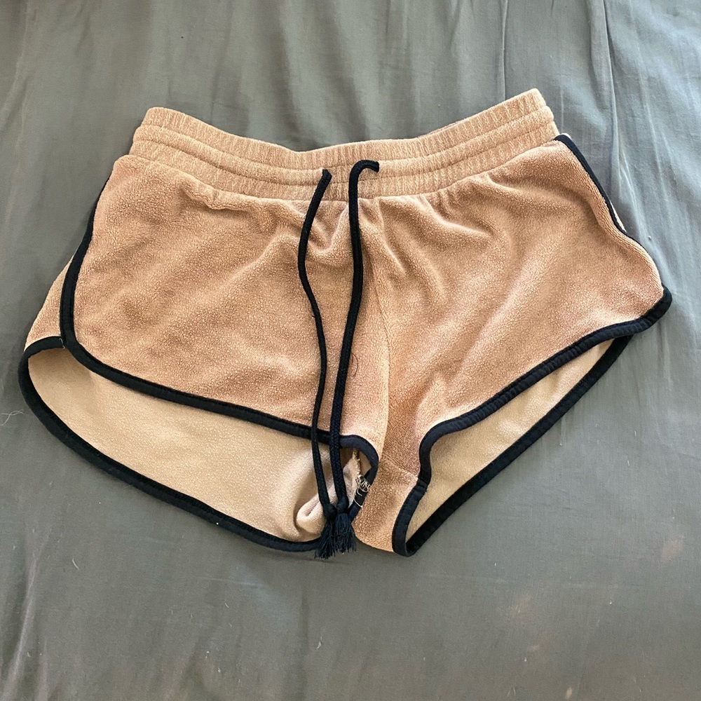 Forever 21 black/brown dolphin shorts